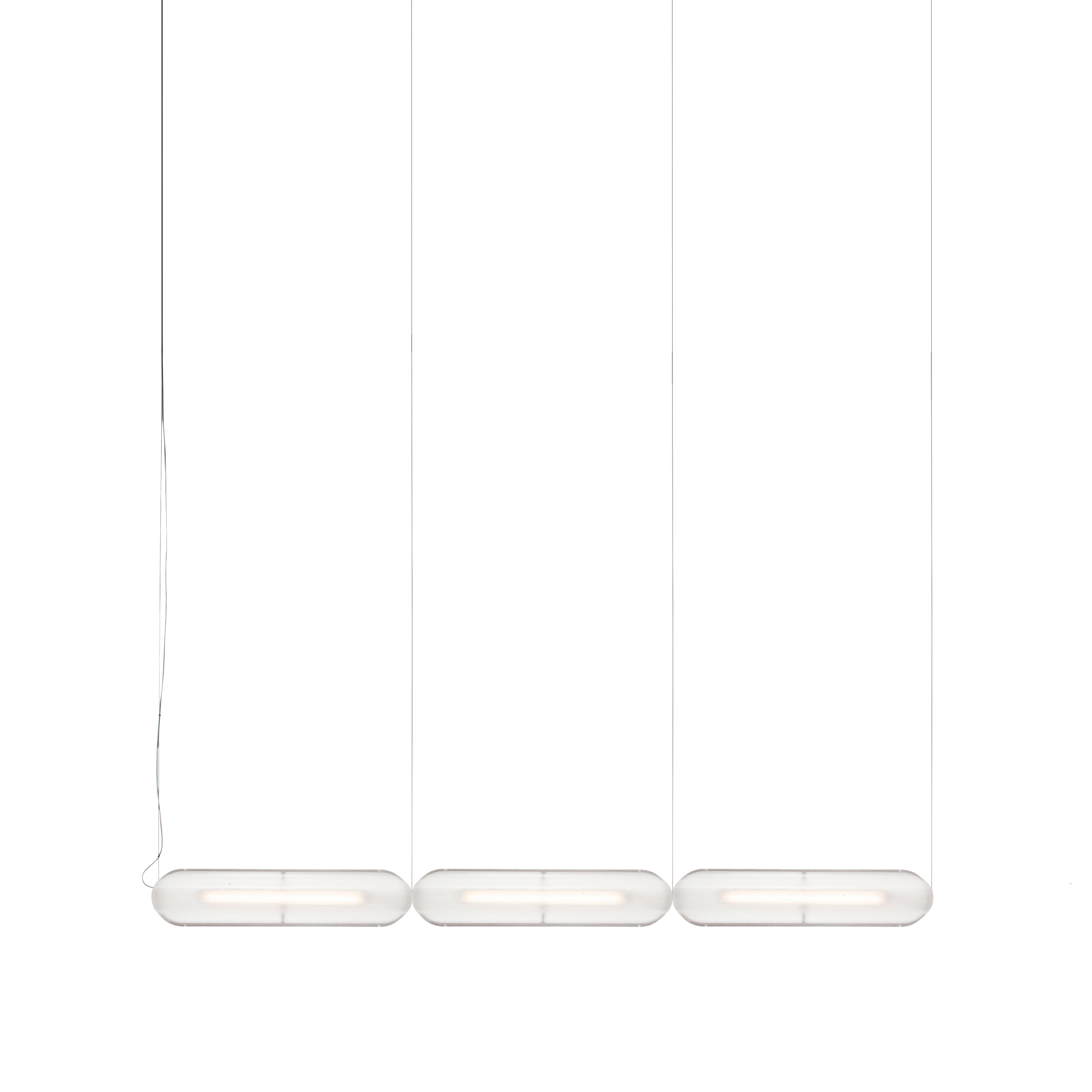 Vale System Y-Axis Pendant Light: Horizontal + End-to-End + Vale 3 + Rust