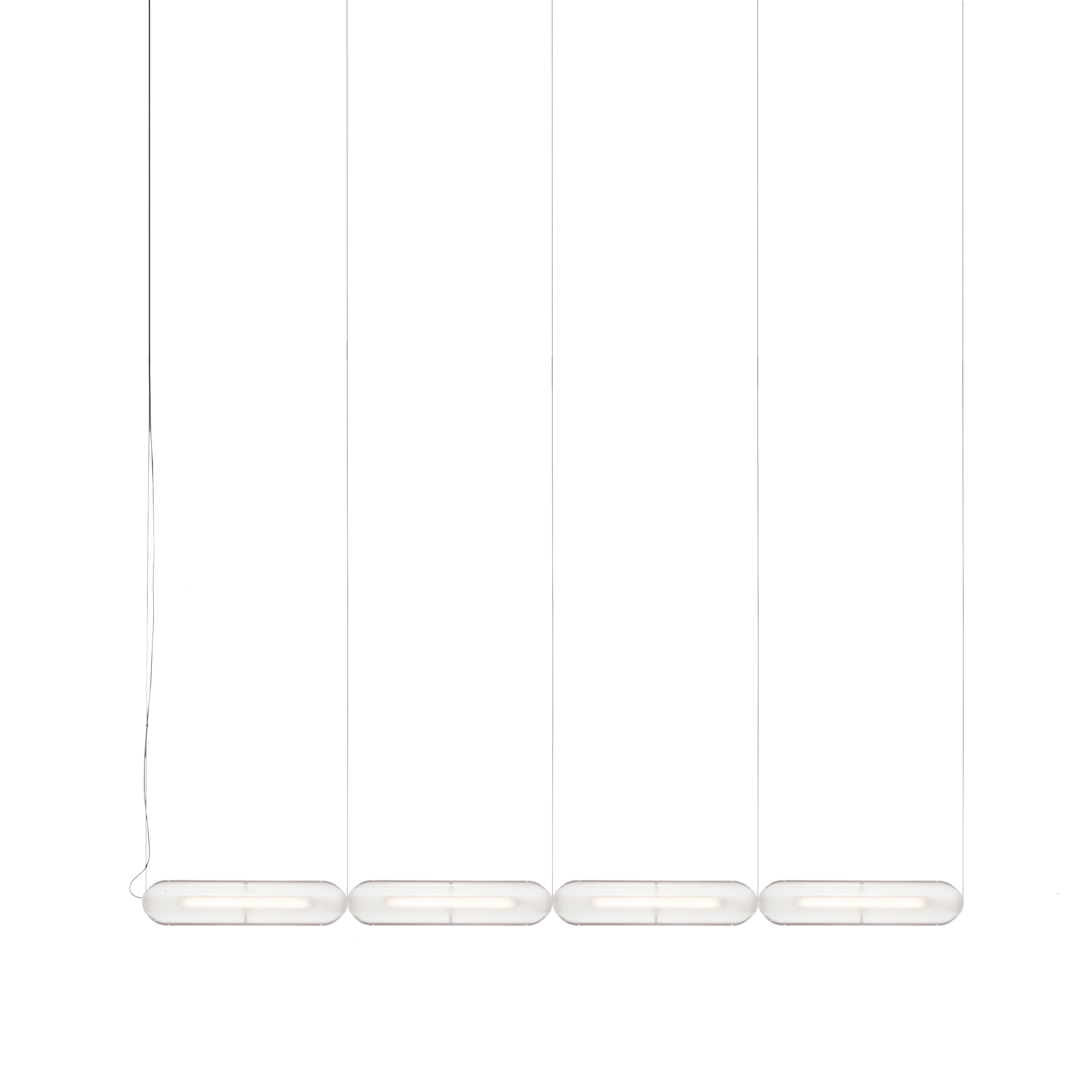 Vale System Y-Axis Pendant Light: Horizontal + End-to-End + Vale 4 + Rust