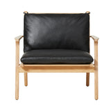 Ren Lounge Chair: Large + Natural Oak