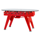 RS2 Oval Dining Football Table: Traffic Red