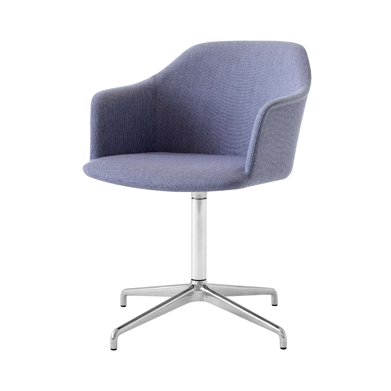 Rely Armchair HW45: Polished Aluminum