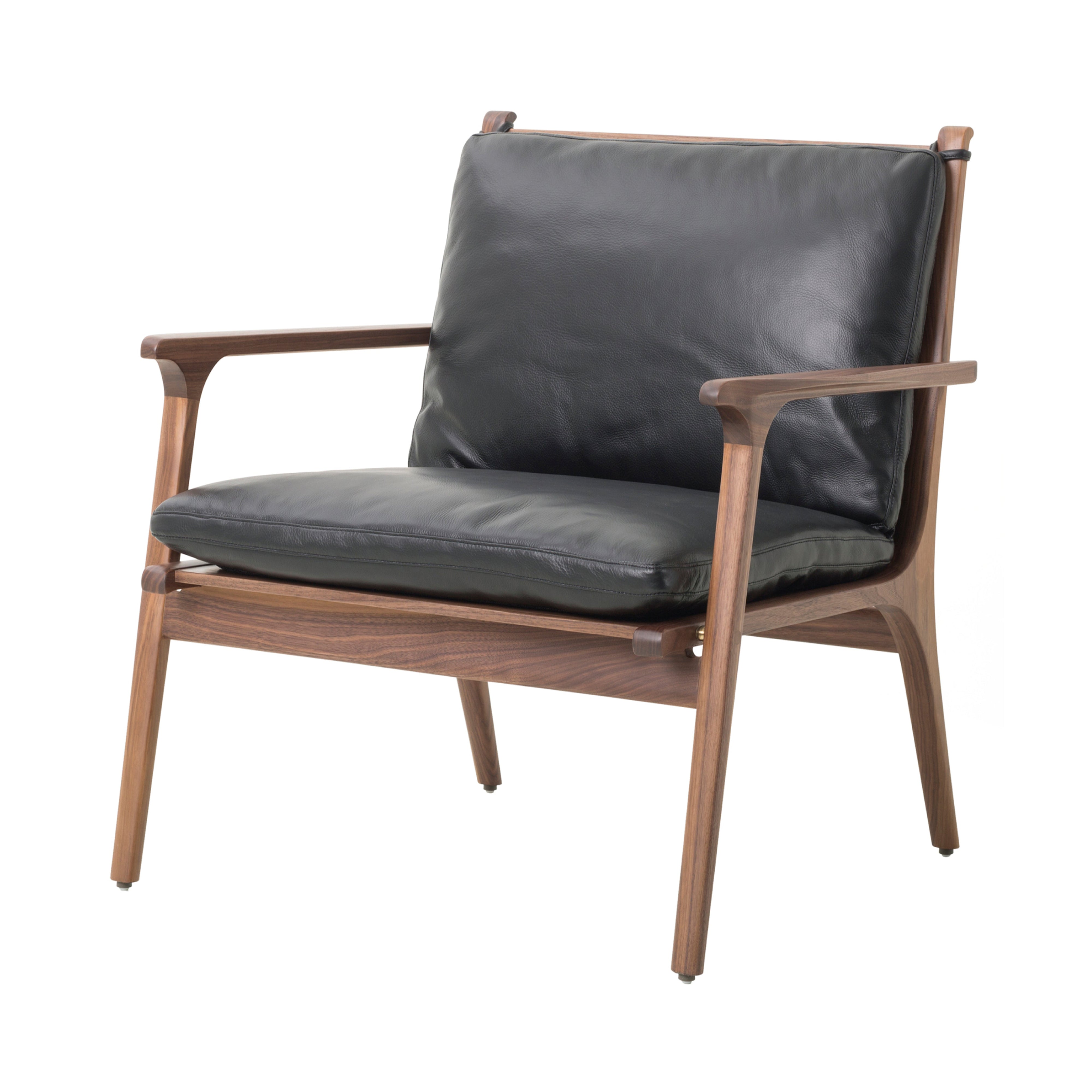Ren Lounge Chair: Large + Natural Walnut