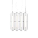 Vale System Pendant Light: Vertical + Side-to-Side + Vale 4 + Rust