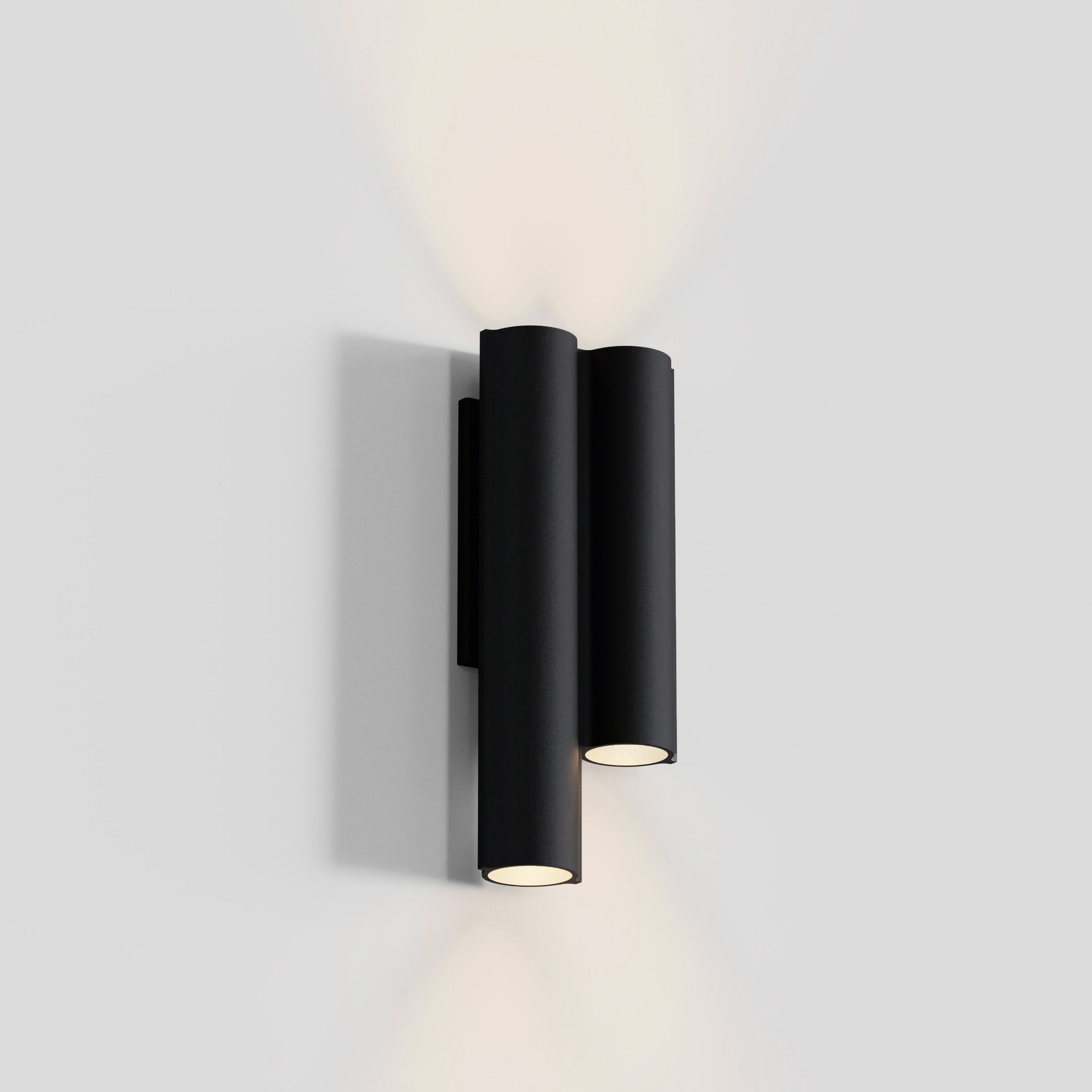 Silo 2WC Wall Light: Uplight with Downlight