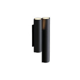 Silo 2WM Wall Light: Uplight + Textured Black