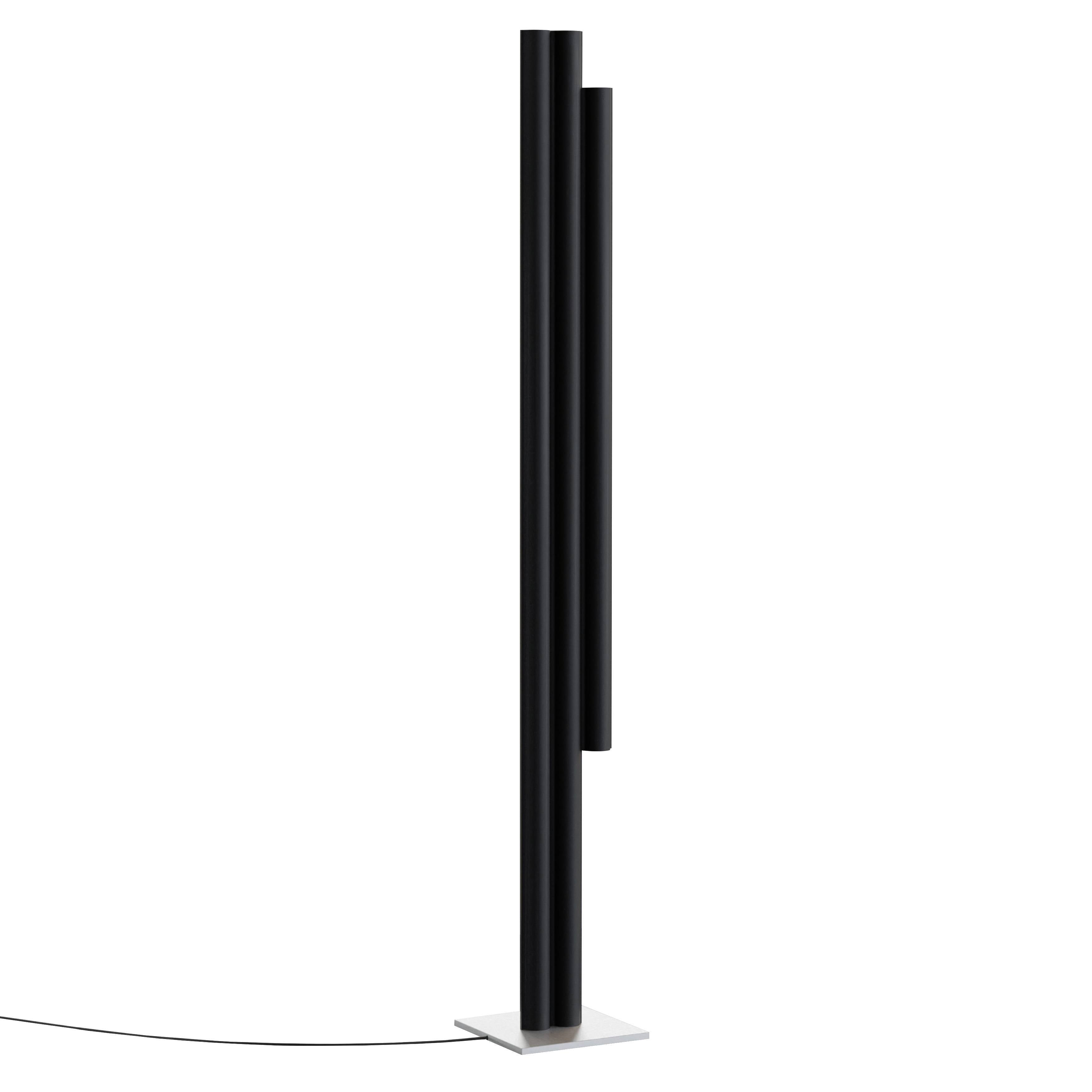 Silo 3FH Floor Light: Textured Black