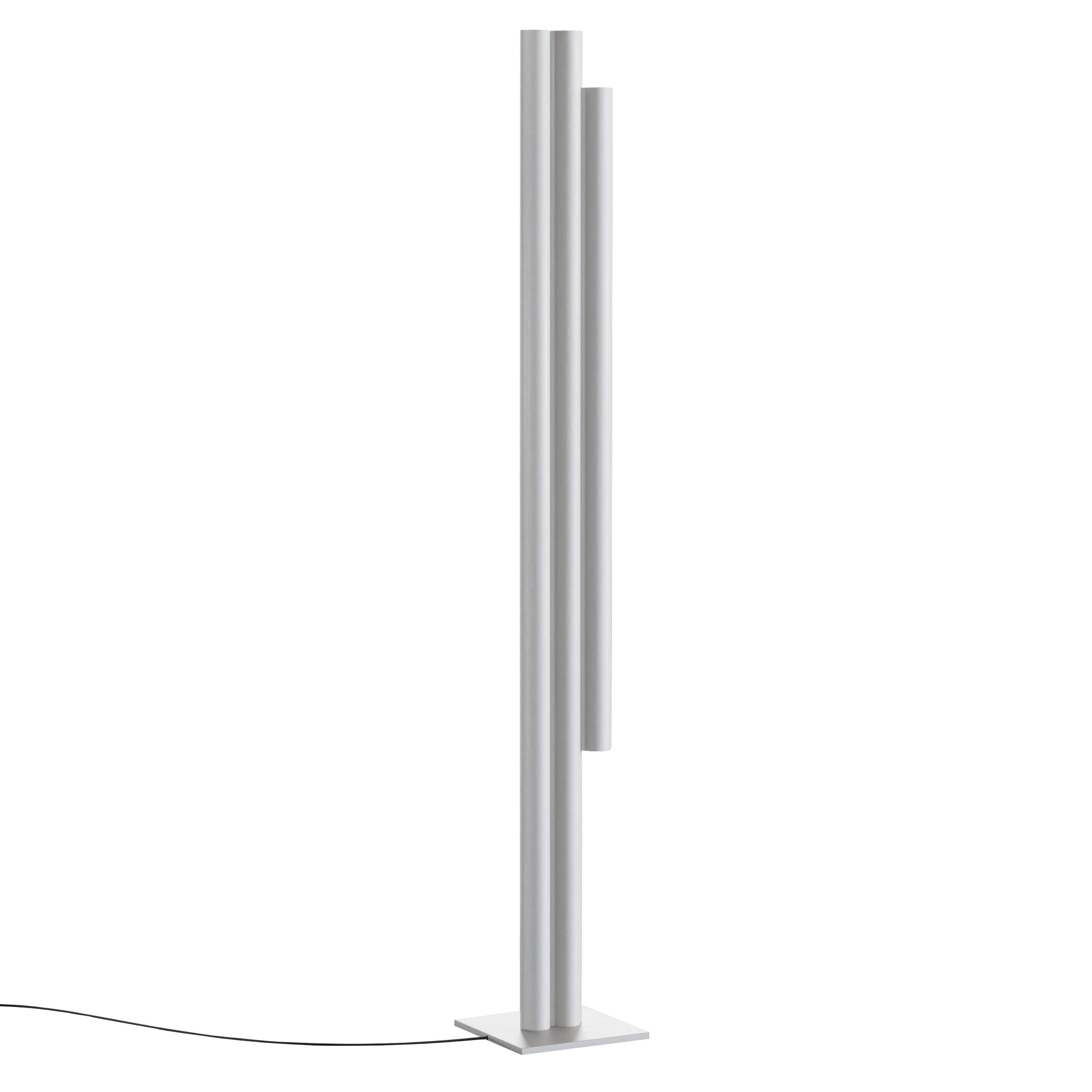 Silo 3FH Floor Light: Textured White