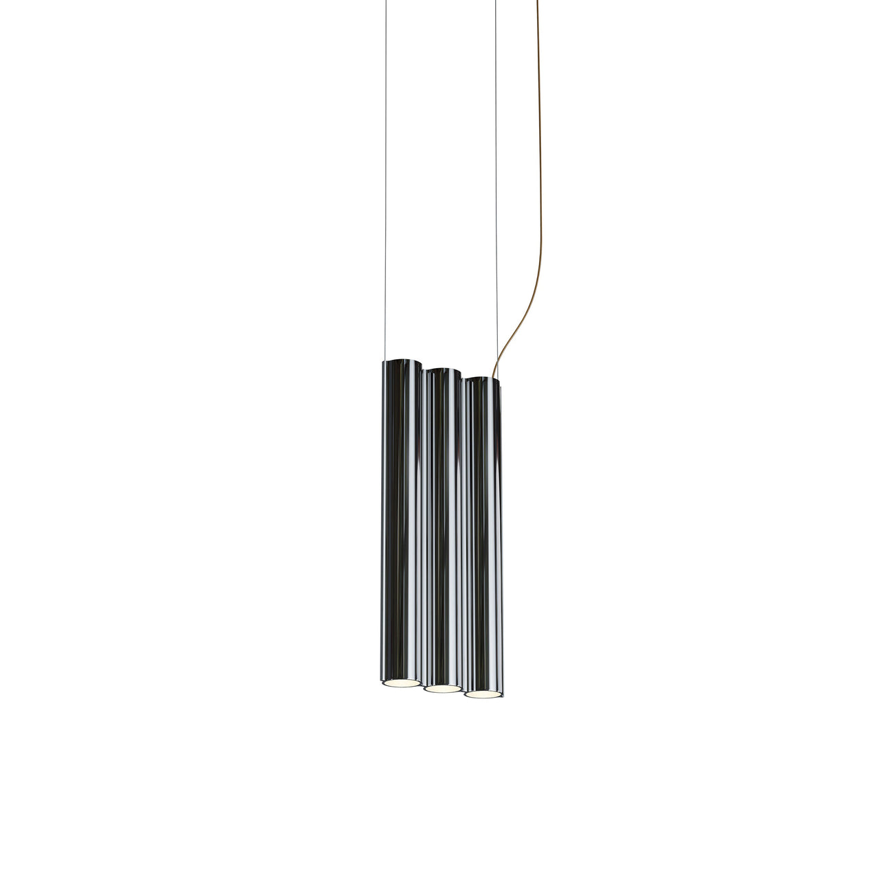 Silo 3SB Suspension Lamp: Mirror Polished Aluminum