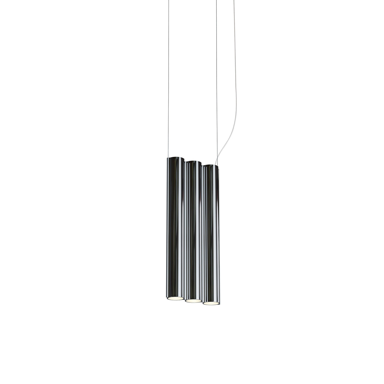 Silo 3SB Suspension Lamp: Mirror Polished Aluminum