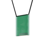 Sainte Atelier 08 Suspension Lamp: Green + Black
