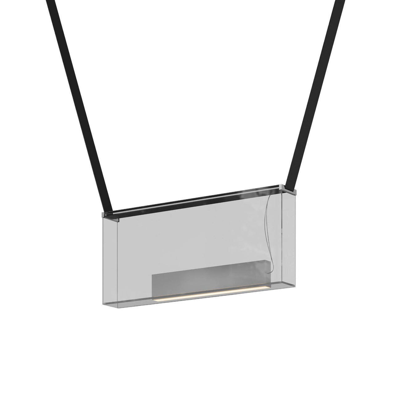 Sainte Atelier 09 Suspension Lamp: Extra Clear + Black