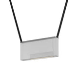 Sainte Atelier 09 Suspension Lamp: Frosted Extra Clear + Black