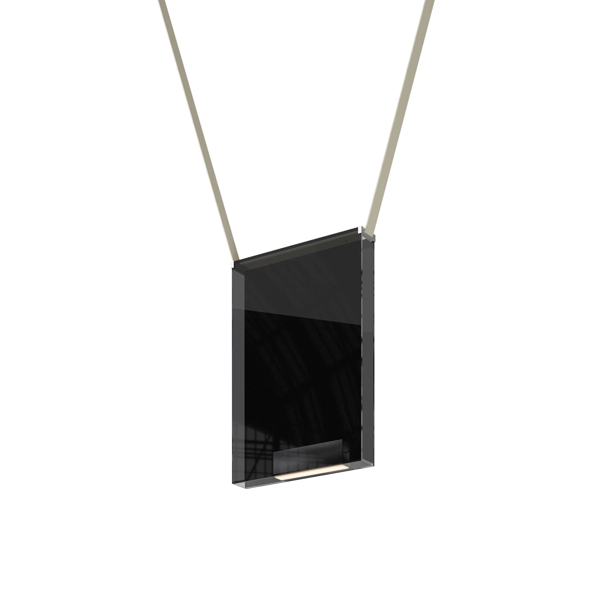 Sainte 23 Suspension Lamp: Black + Beige