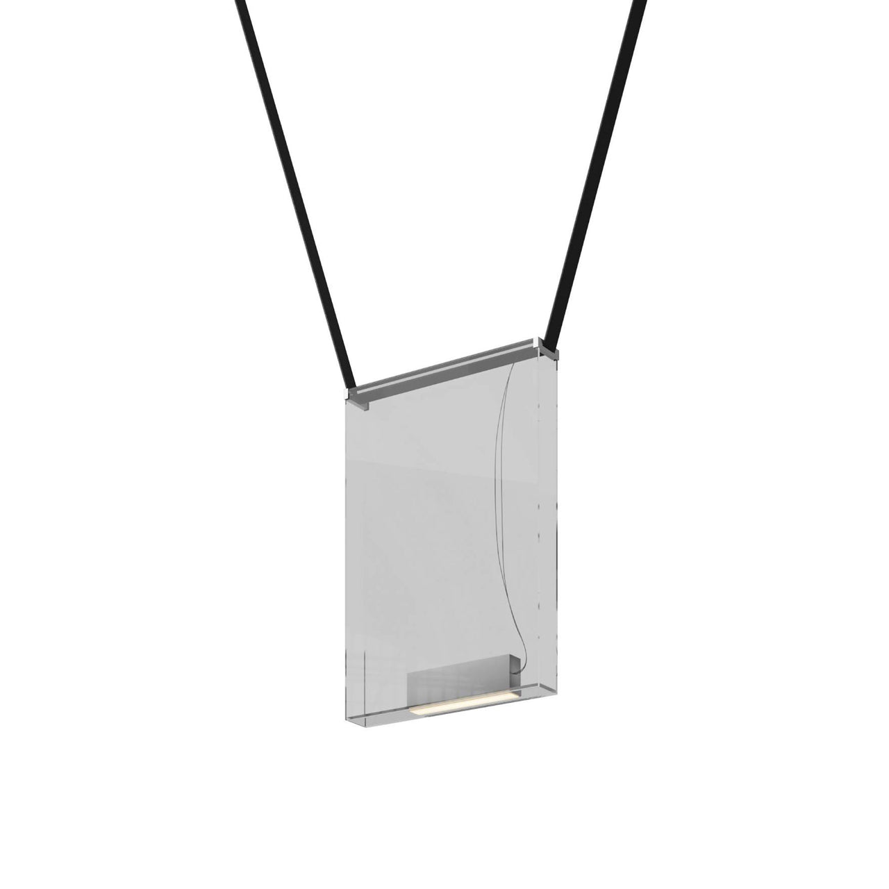 Sainte 23 Suspension Lamp: Extra Clear + Black