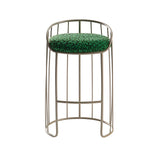 Tonella Bar + Counter Stool: Counter + Gris Seda Matt Lacquered