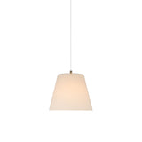 Sísísí Cónicas MT1 Pendant Lamp: Red-White Linen + White
