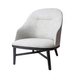 Bund Lounge Chair: Black Oak
