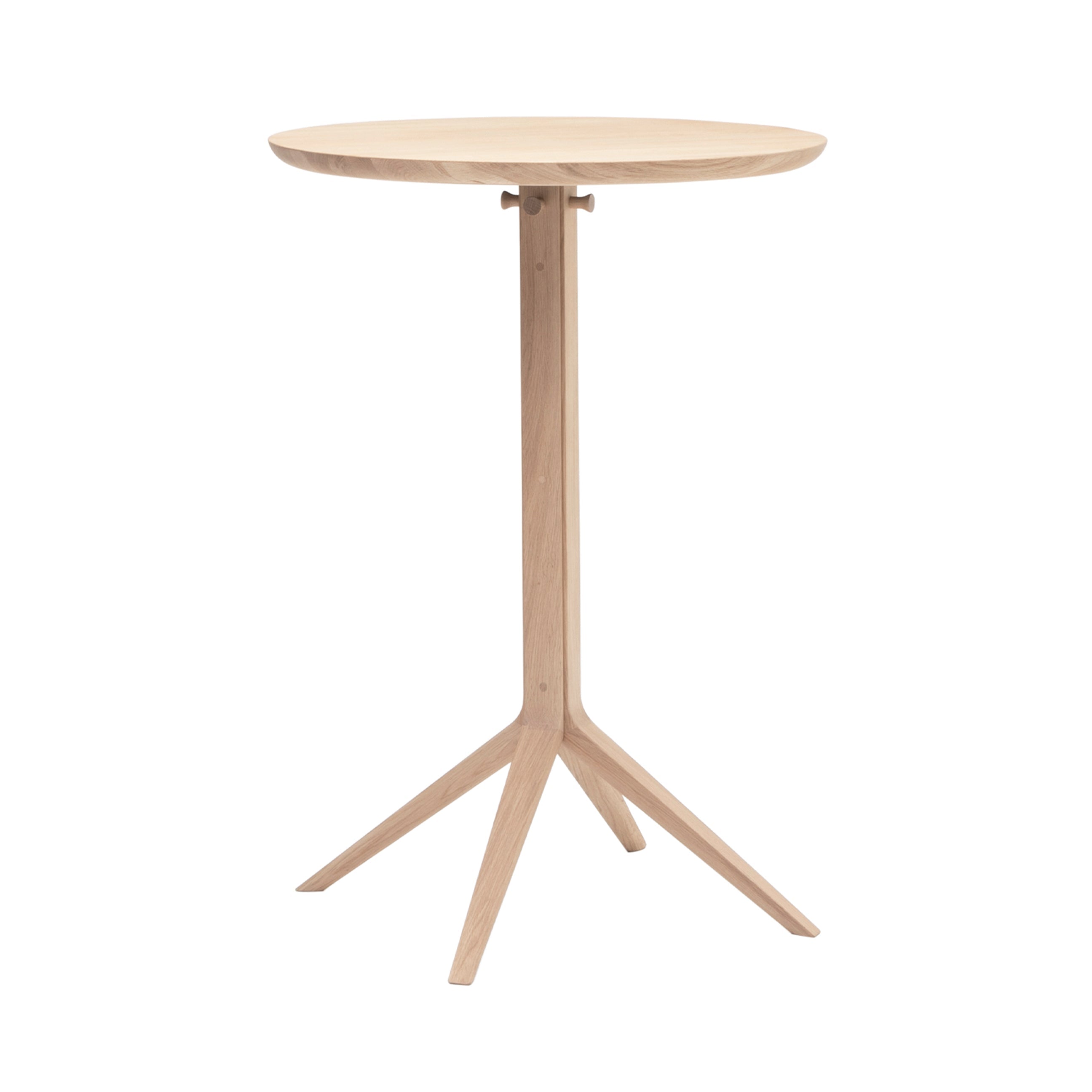 Scout Bistro Bar Table: Pure Oak