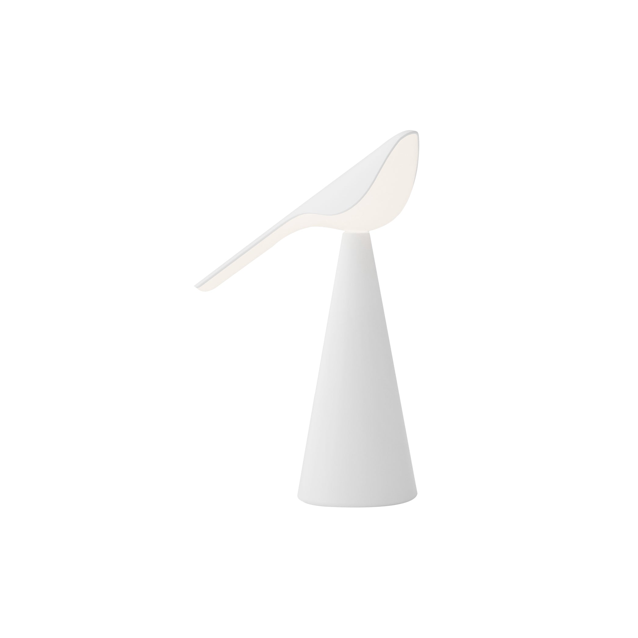 Tiki Table Lamp: White