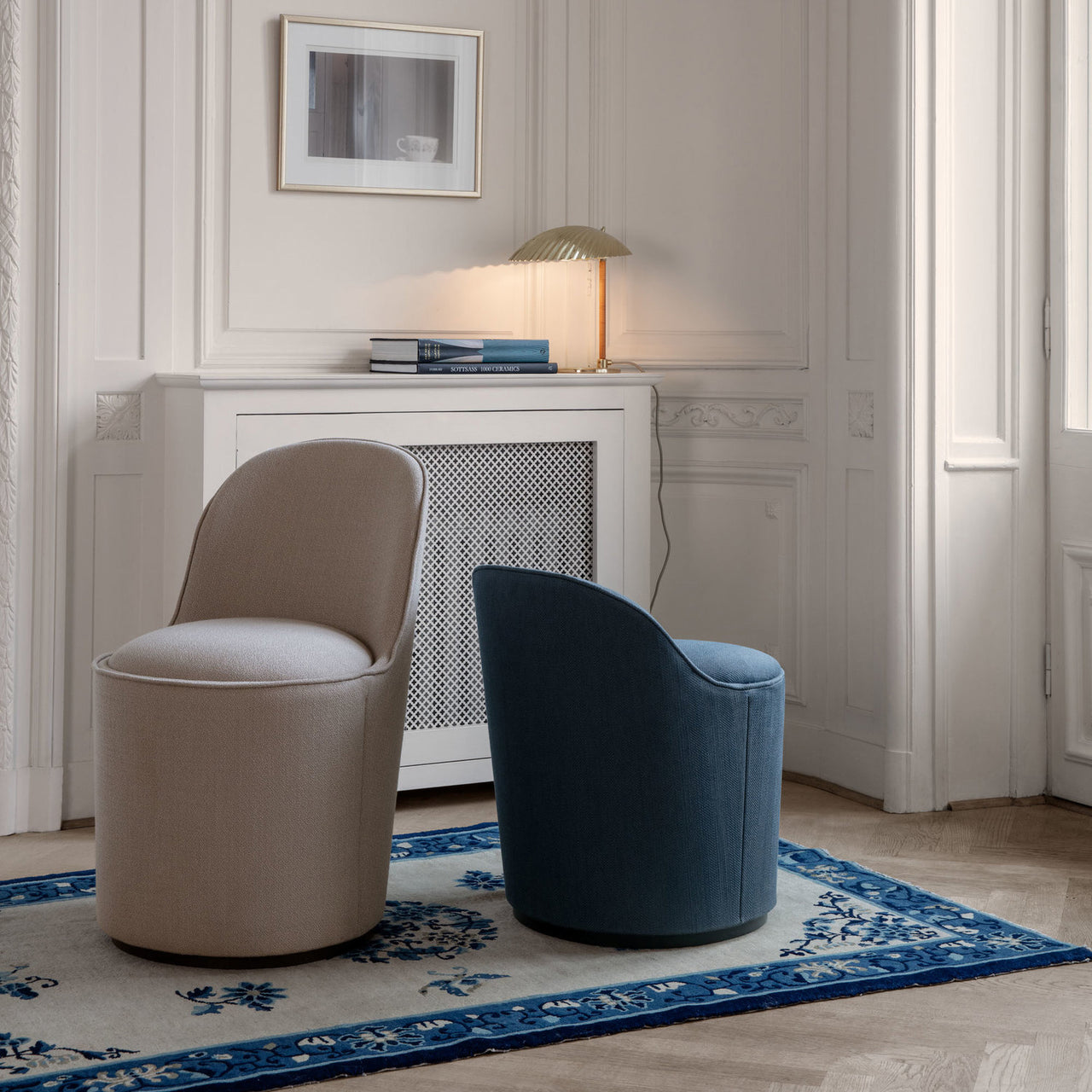 Tail Dining Chair: High Back + Fully Upholstered