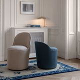 Tail Dining Chair: High Back + Fully Upholstered