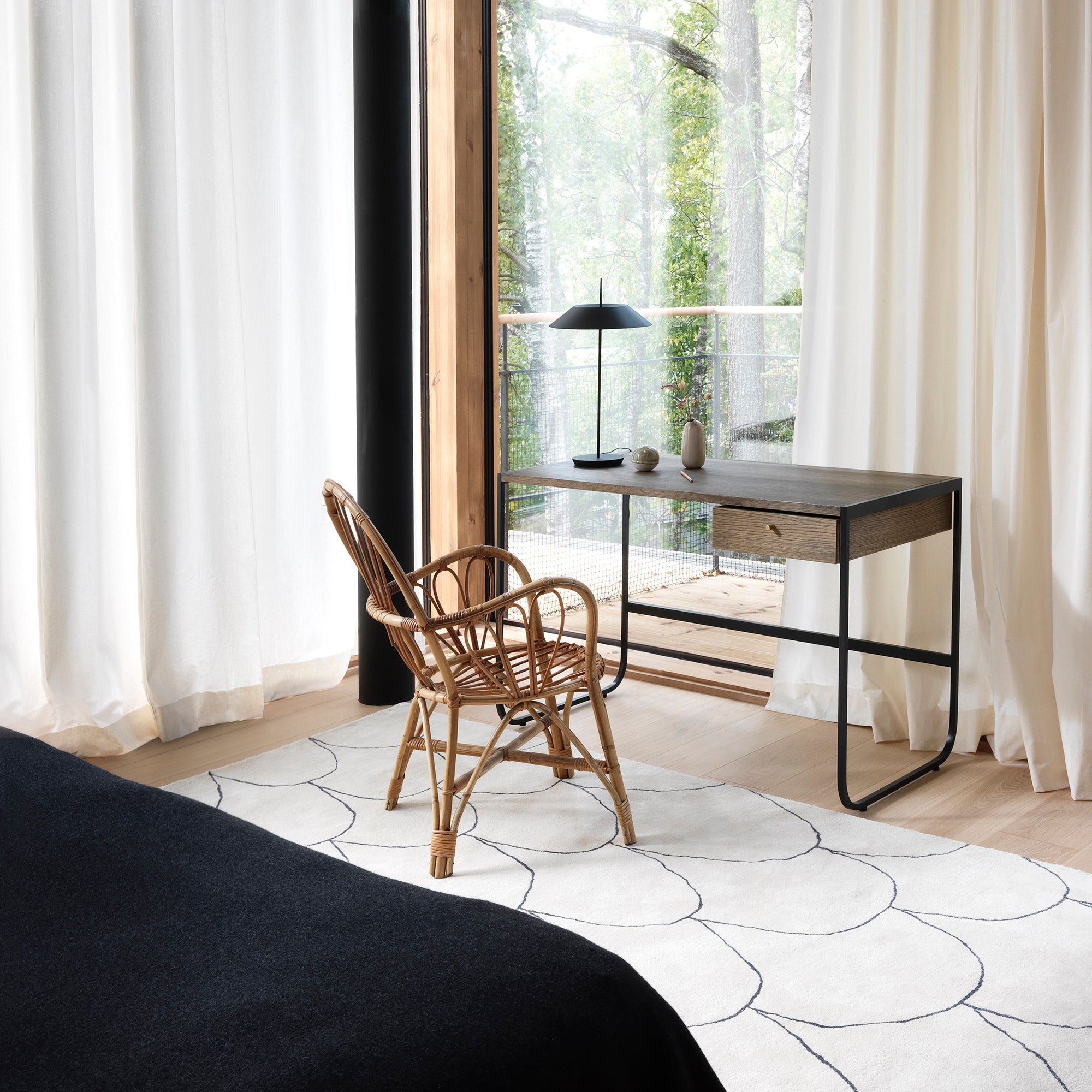 Fish Platinum Rug: Small