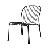 Thorvald SC100 Outdoor Lounge Side Chair: Warm Black + Without Cushion