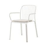 Thorvald SC95 Armchair with Seatpad: Outdoor + Ivory + Heritage Papyrus