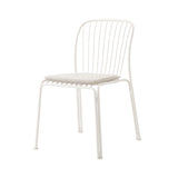 Thorvald SC94 Side Chair with Seatpad: Outdoor + Ivory + Heritage Papyrus