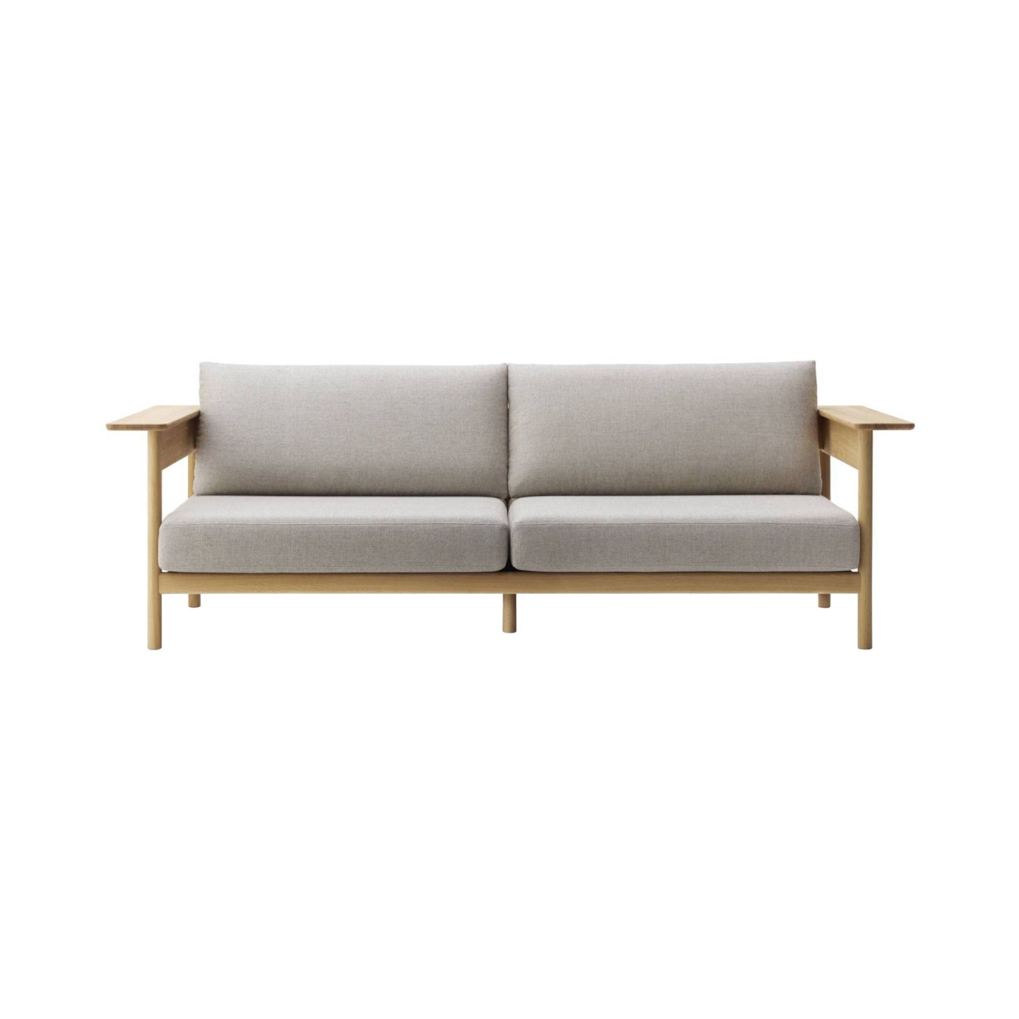 Kinuta Sofa: 2 Seater N-S01: Pure Oak + Vidar 4