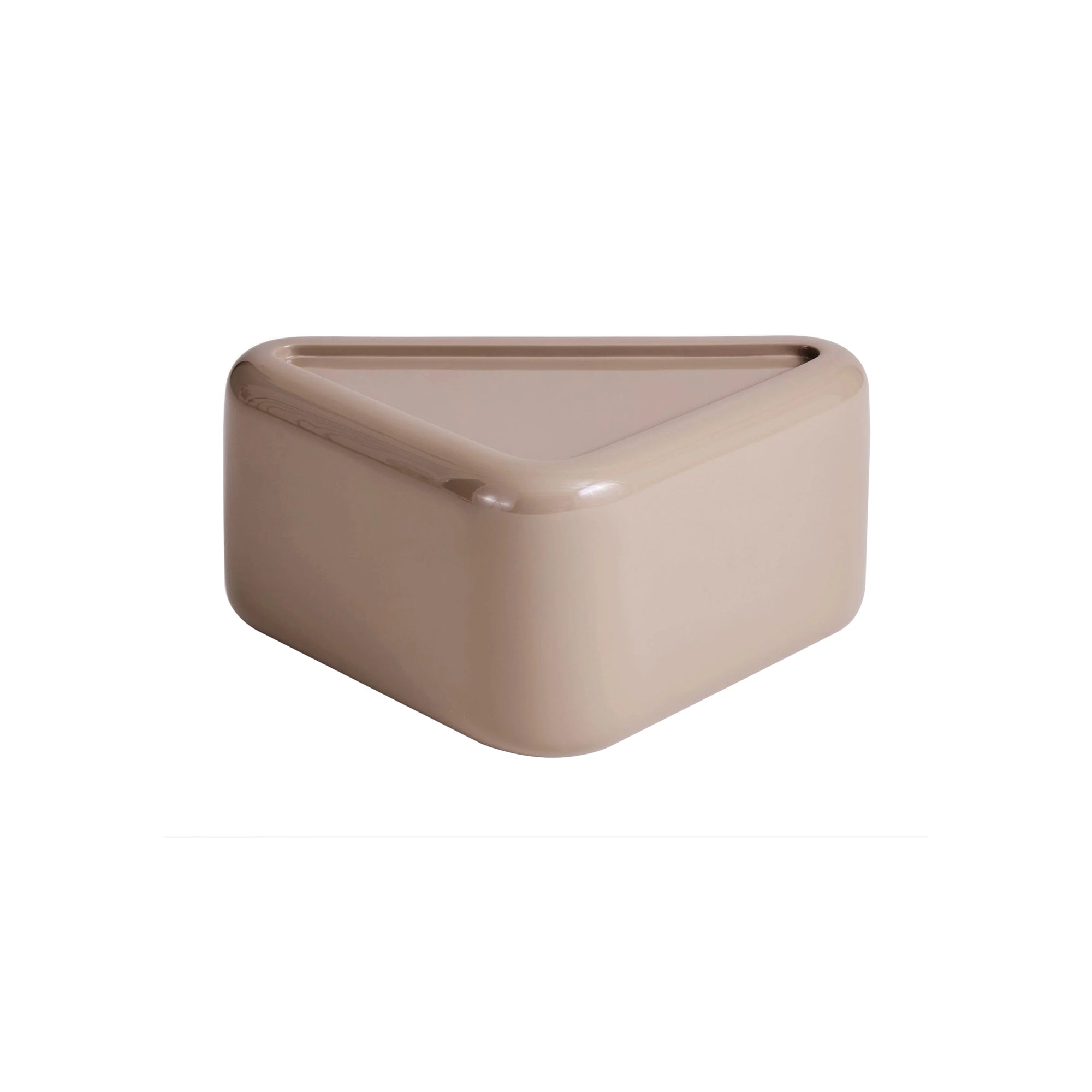 Triangle Module Coffee Table: Brown