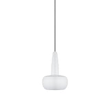 Clava Pendant: Matte White + Black + Plug-in