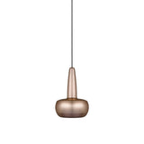 Clava Pendant: Brushed Copper + Black + Plug-in
