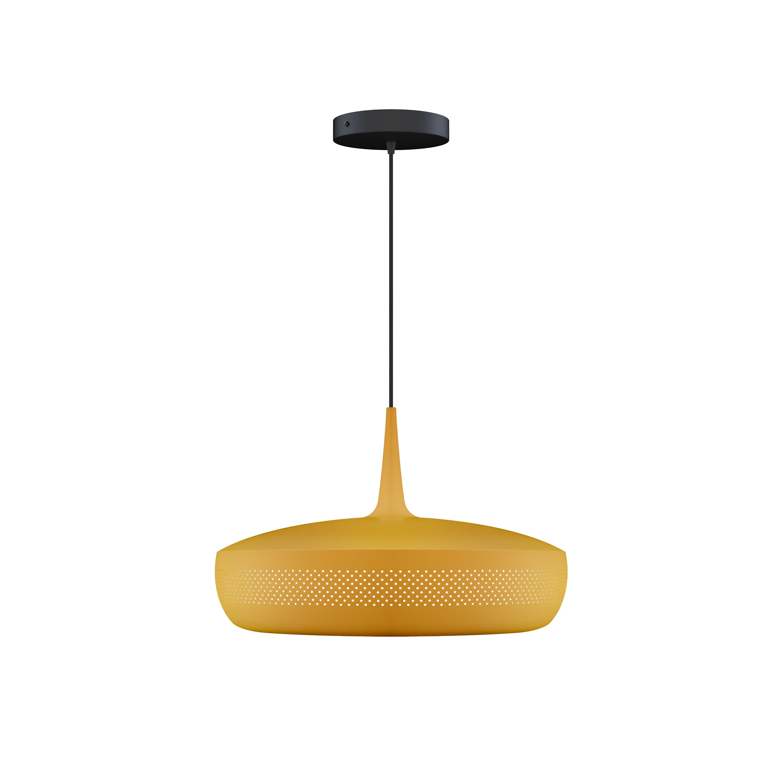 Clava Dine Pendant: Ochre + Black + Canopy