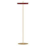 Asteria Floor Lamp: Ruby Red