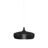 Clava Dine Wood Pendant: Black Oak + White (Plug-in)