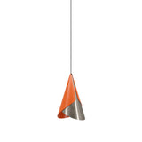 Cornet Pendant: Nuance Mist Orange + Steel + Black + Plug-in