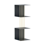 Teaser Shelf: 2 Layer with Connector Rods + Anthracite Grey