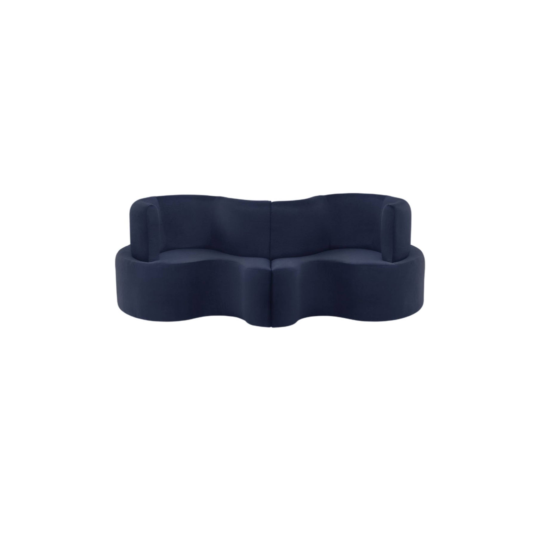 Cloverleaf Sofa: Upholstered + Configuration 1