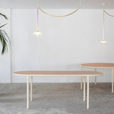 Wooden Table: Oval