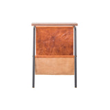 Valet Magazine Rack: Natural Walnut
