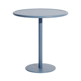 Week-End Bistro Table: Round + Pigeon Blue