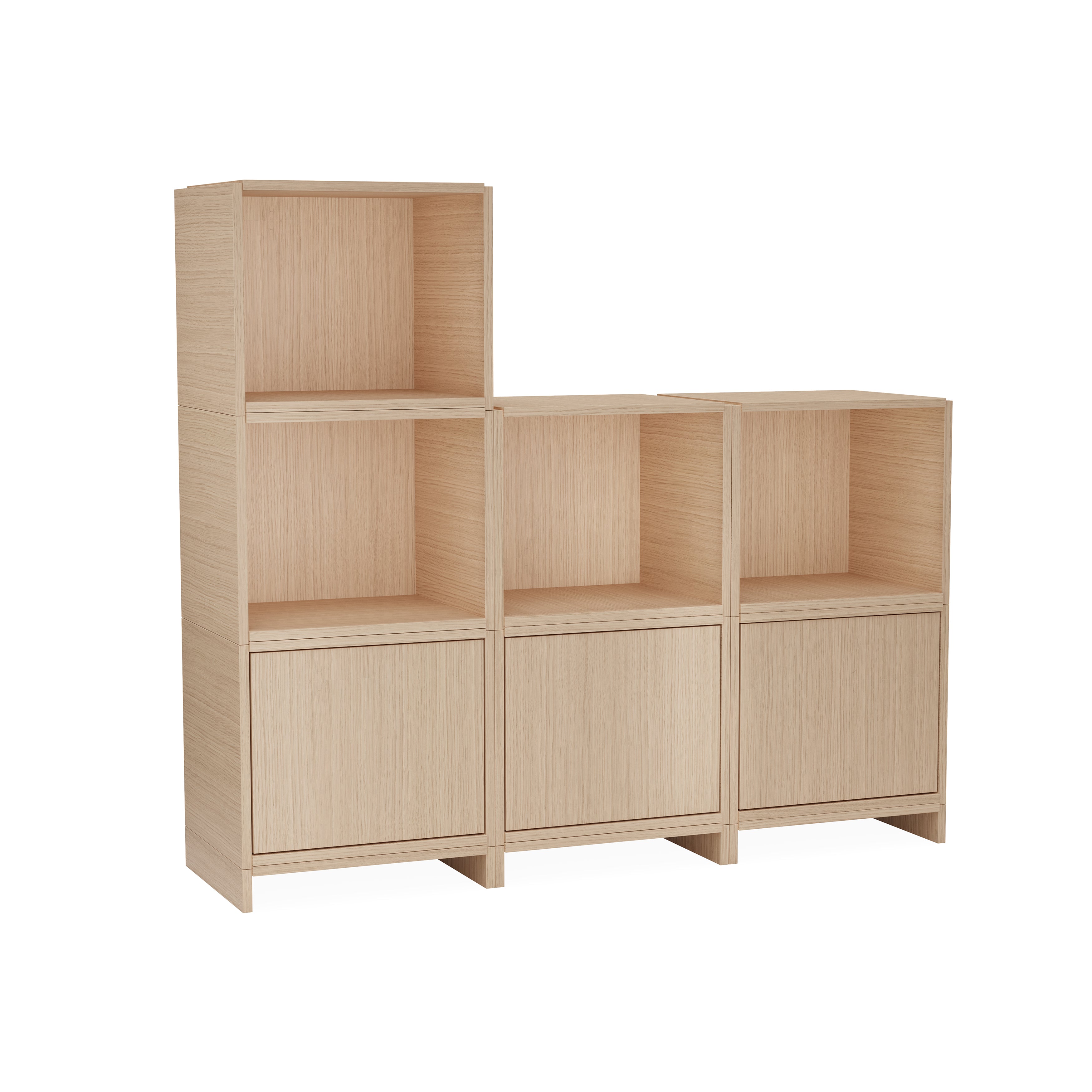 Bricks Shelving Systems: System F + Oak