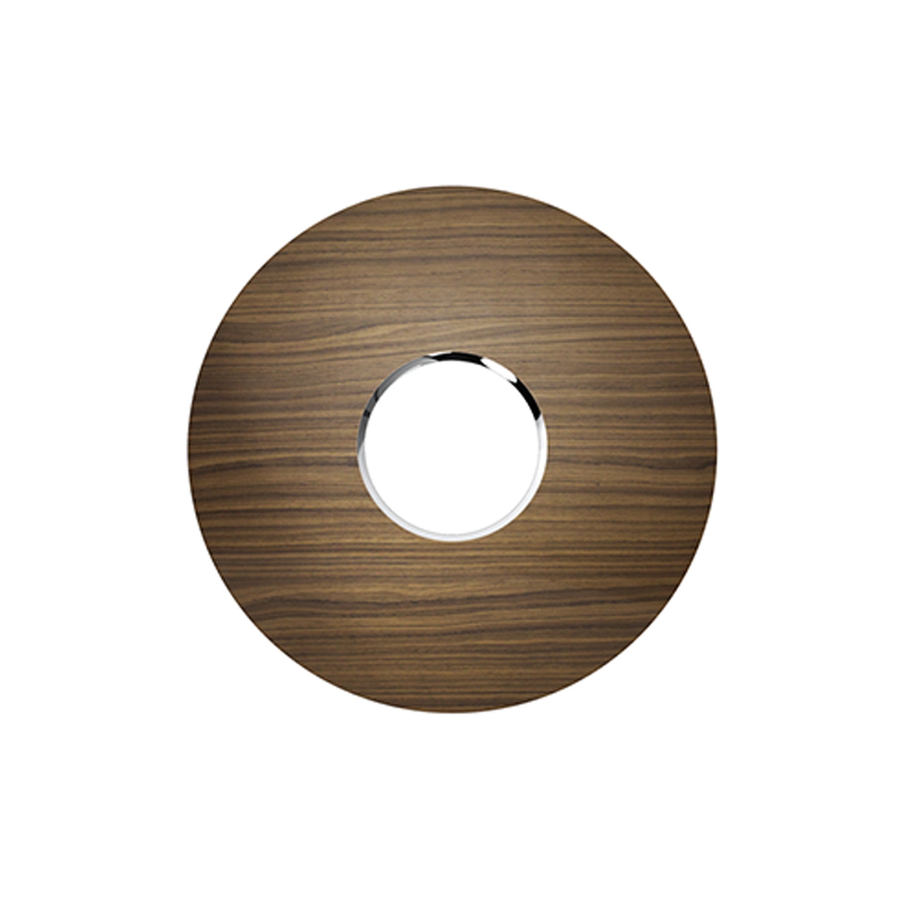 Sky Dome Flush Light: Wood + Medium - 24