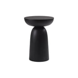 Nera Stool: Full Base Carved + Lines + Black Maple