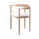 Sava Chair: White Oiled Ash + Baru 0200