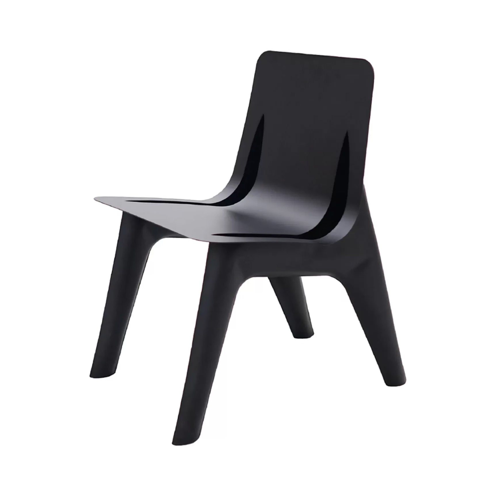 J-Chair Lounge : Grey Blue Matt Aluminum