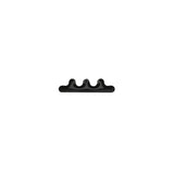 Kamm Wall Hanger: 3 + Black Glossy Steel