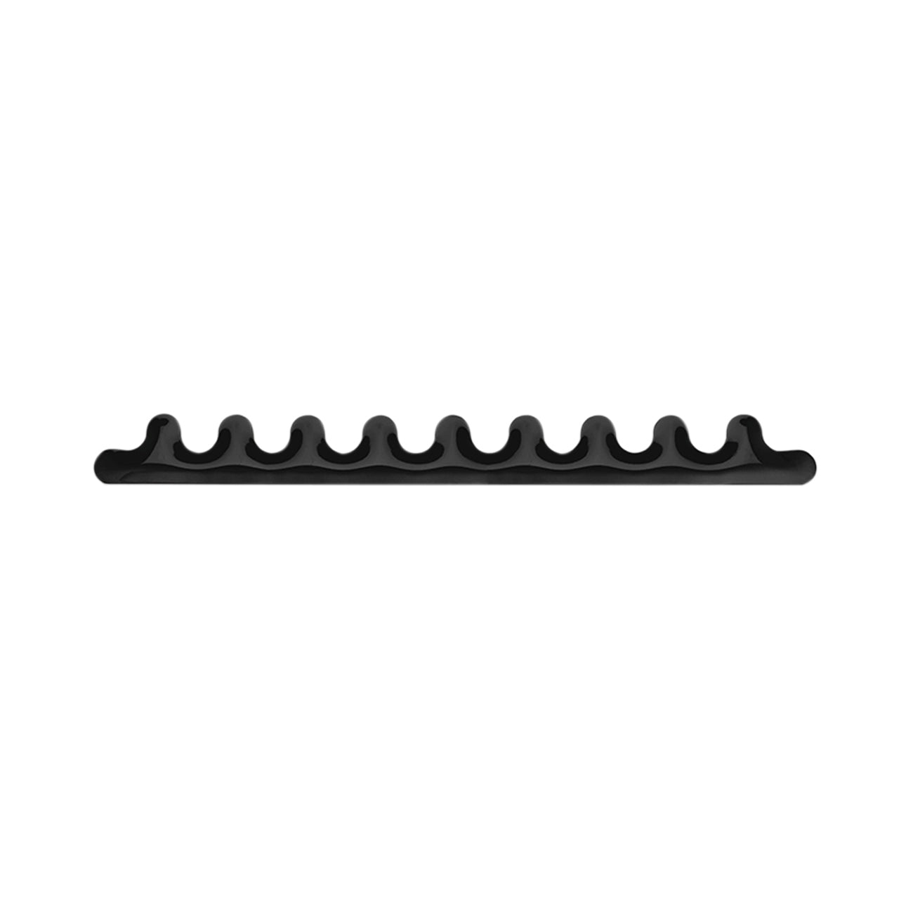 Kamm Wall Hanger: 9 + Black Glossy Steel