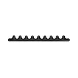 Kamm Wall Hanger: 9 + Black Glossy Steel